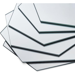 GOLD&CHROME UNIQUE DESIGN Kryształowe Lustro Ścienne, Zestaw 6