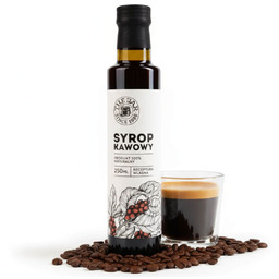 Syrop kawowy 250 ml naturalny z cukrem trzcinowym
