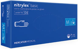 MERCATOR Nitrylex Basic Dark Blue 100szt - rękawiczki
