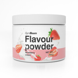GymBeam Flavour powder 250 g truskawki śmietana