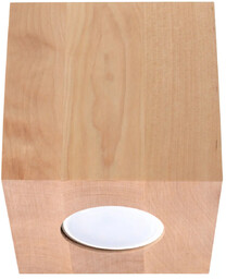 Plafon QUAD naturalne drewno SL.0493 - Sollux Sprawdź
