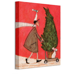 Little Silent Christmas Tree - obraz na płótnie