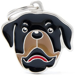 MyFamily Niestandardowy Nieśmiertelnik dla psa Made in Italy,