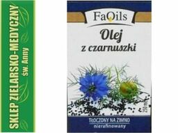 OLEJ Z CZARNUSZKI 250ml TŁOCZONY NA ZIMNO, NIERAFINOWANY
