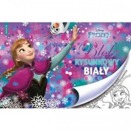 Blok rysunkowy A4 biały 20 kartek FROZEN BENIAMIN