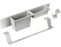 DEANTE Zestaw akcesoriów do zlewozmywaka MAGNETIC stal szczotkowana