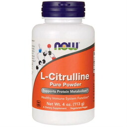 Now Foods, L-cytrulina, 113 g Suplement diety