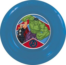 Marvel Niebieska plastikowa miska dla dzieci Avengers Hulk