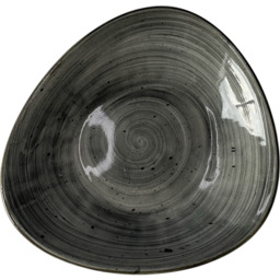 KERA CERAMIKA Talerz głęboki Delta Rustic szary 24