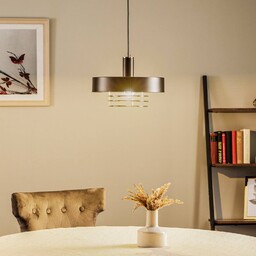 Lampa wisząca Beryt Pro Alfa, możliwość ściemniania, czarny,