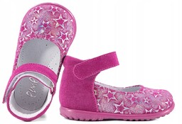 Emel E704B Balerinki Dziewczęce Roczki różowe 20