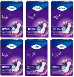 Zestaw TENA Lady Maxi Night Specjalistyczne podpaski, 6x12