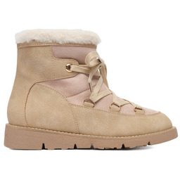 Śniegowce DeeZee 17125-1-BEIGE PU Beżowy