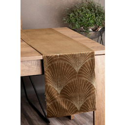 Eurofirany Obrus bieżnik 35x220 Blink 14 brązowy złoty