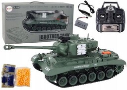 Czołg Leopard R/c Armata 1:18 Szary, Leantoys