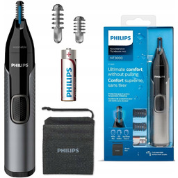 Trymer Philips do Nosa Uszu Brwi Bezprzewodowy Nasadki