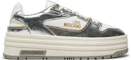 Sneakersy LOVE MOSCHINO JA21017G18IB0000 Srebrny