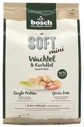 Karma sucha dla psa BOSCH Soft Mini, przepiórka