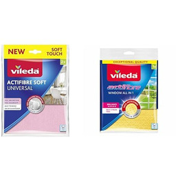 Vileda Zestaw 6produkty Ściereczka ACTIFIBRE Soft 3szt +