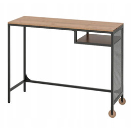 Ikea Fjallbo Stolik na laptop, czarny 100x36 cm