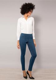 Legginsy denim z wysokim stanem LG02 Sielei DARK