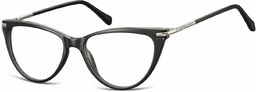 Sunoptic Okulary zerówki korekcyjne Kocie Oczy damskie AC1A