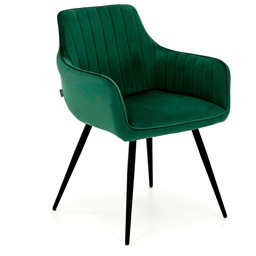 Krzesło tapicerowane DC-0084-2 zielony welur