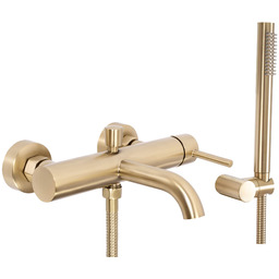 Rea Bateria wannowa Rea Lungo złota szczotkowana