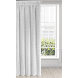 Eurofirany Lniana zasłona Optic ALICJA z taśmą marszczącą