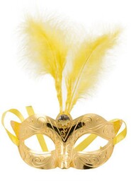 Maska-Venetian Mask Gold