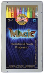 Koh-I-Noor, Kredki bezdrzewne Progresso Magic 8772, 12 KOL
