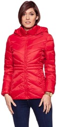Wrangler, Kurtka damska, Short Puffer Salsa Red W4124V5Wn,