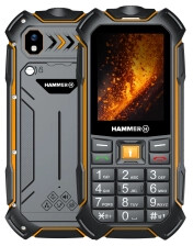 HAMMER Boost 2 LTE 2,4" 2Mpix Czarno-pomarańczowy Telefon