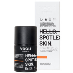Veoli Botanica, HELLO SPOTLESS SKIN Szerokopasmowy lekki krem