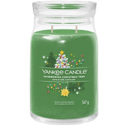 Yankee Candle Signature Shimmering Christmas Tree Świeca Duża