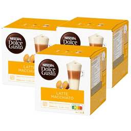 ZESTAW Kapsułki Nescafé Dolce Gusto Latte Macchiato 3x16