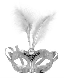 Maska-Venetian Mask Silver