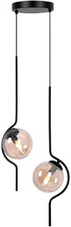 Kaja Podwójna lampa wisząca Vela K-5337 kule szklana