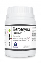 Kenay Berberyna Rebersa Suplement diety 300 kapsułek