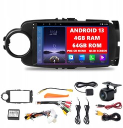 Radio Android 13 Toyota Yaris III 2011-2019 Android