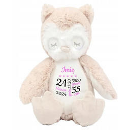 MIŚ PRZYTULANKA SOWA Na Prezent Odwiedziny Dla Dziecka