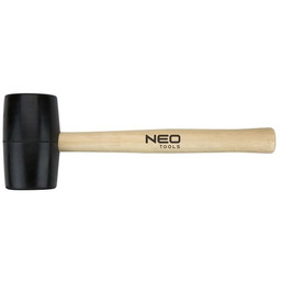 NEO TOOLS 25-062 Młotek gumowy Drewno, Ø: 58[mm]