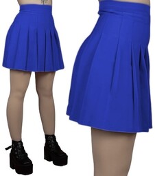 Spódniczka plisowana niebieska mundurek cosplay