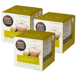 ZESTAW Kapsułki Nescafé Dolce Gusto Cappuccino 3x16 sztuk