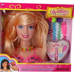 Głowa do stylizacji czesania dla dziewczynki 3329