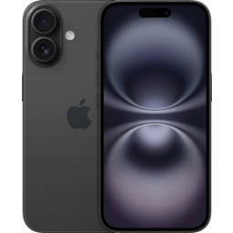 Smartfon Apple iPhone 16 128GB Black (MYE73)