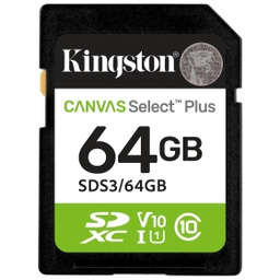 MEMORY SDXC 64GB UHS-I/SDS3/64GB KINGSTON
