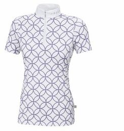 Pikeur Koszulka konkursowa damska MAROU - white/silk purple