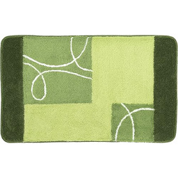 Kleine Wolke Dywanik łazienkowy Curly zielony 60 x