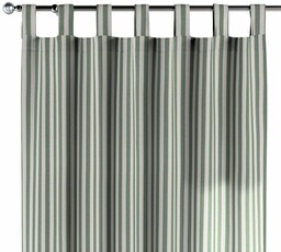 Zasłona na szelkach 1 szt., zielono-białe pasy (1,5cm),